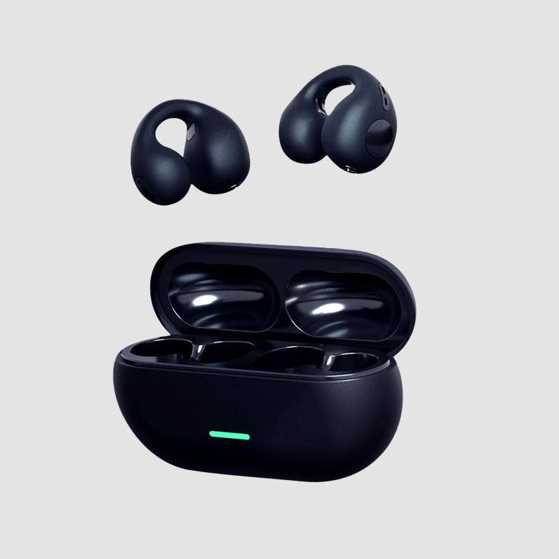 đ«Bluetooth-headset med öronklĂ€mma för sport med benledninđ§