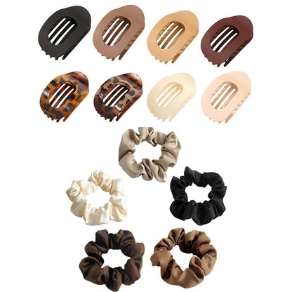 ⏳Denna veckas specialerbjudande✨ Oval uppsättning hårklämmor (4 st)