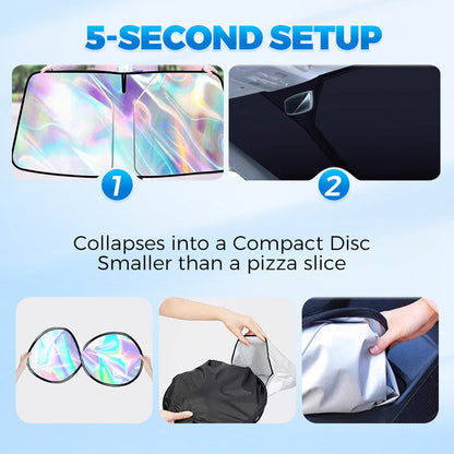 🌞🌈Laser solskydd för bilens vindruta