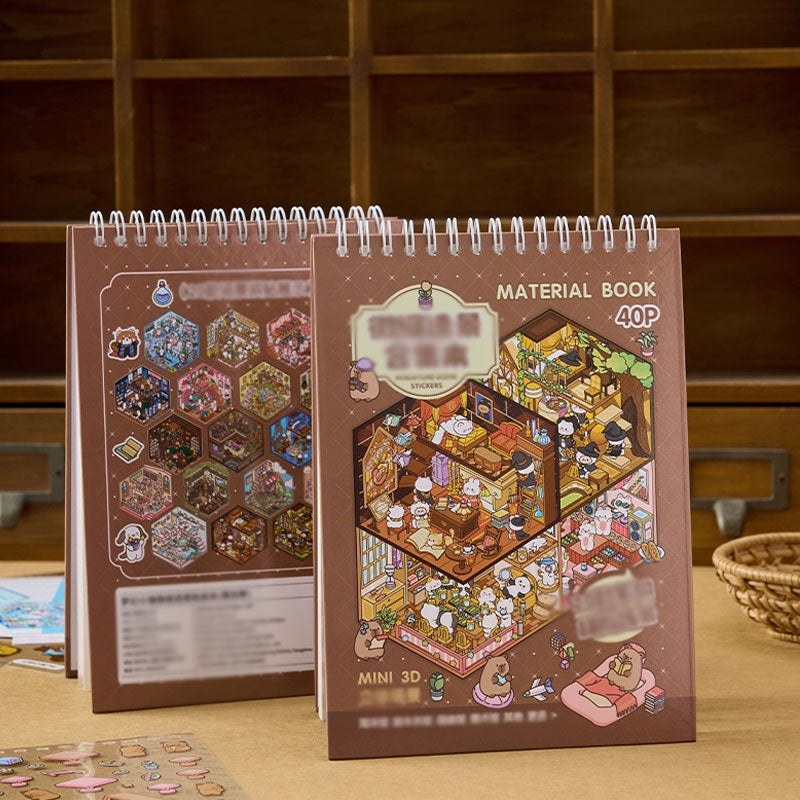 🌟Kreativitet möter lek🎨 Stresslindrande handgjorda scenklistermärke