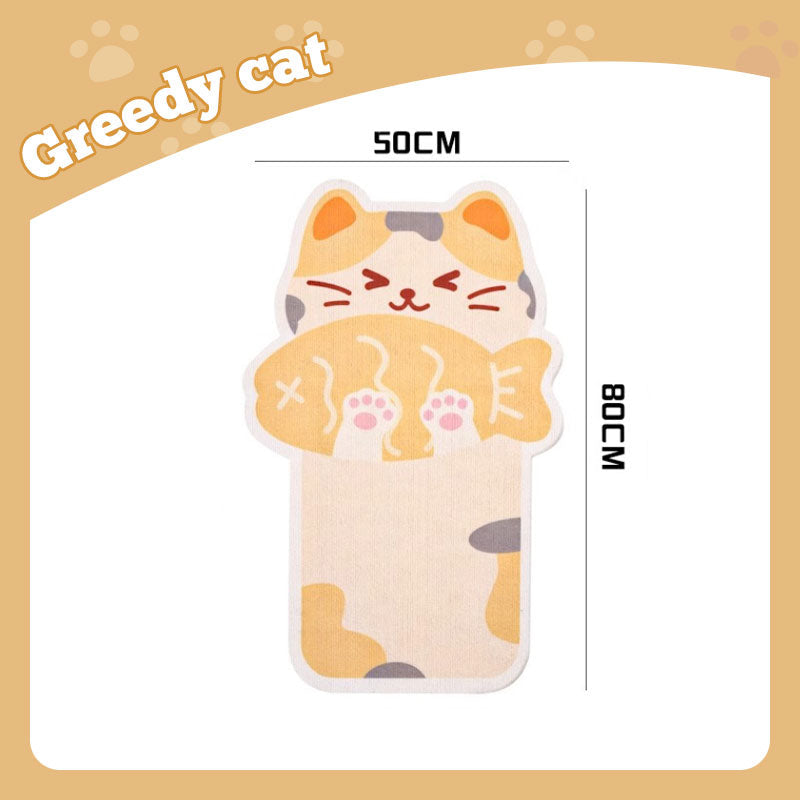 🐱Väggklistermärken för klösande katter kan klippas och klistras
