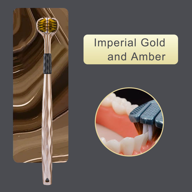 🦷 Tresidig tandborste med mjuka bors