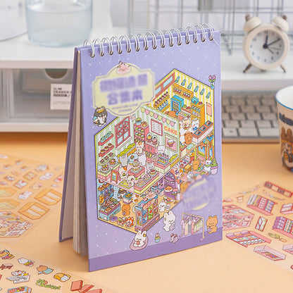 🌟Kreativitet möter lek🎨 Stresslindrande handgjorda scenklistermärke