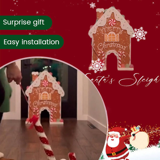 🎄Pepparkaksgolf Med Godisstång