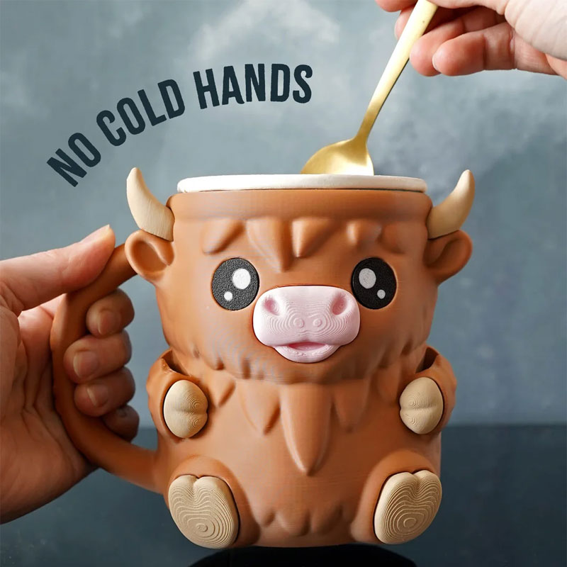 🐮Ferdinand Highland Cow Ice Cream Pint Holder