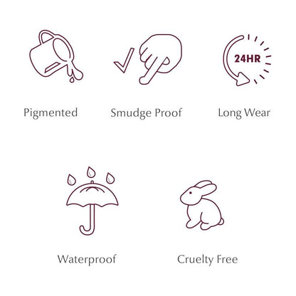 🎁Köp 1 få 1 gratis🔥-🌟24-timmars vattenfast eyeliner duo vässbar ögonpenna