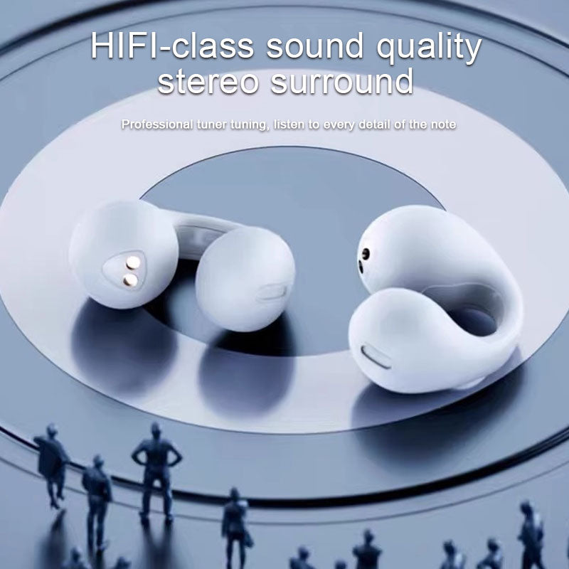 💫Bluetooth-headset med öronklämma för sport med benlednin🎧