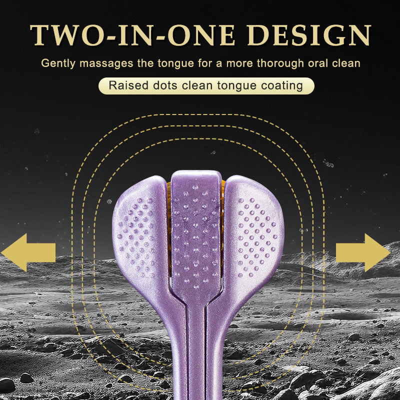 🦷 Tresidig tandborste med mjuka bors