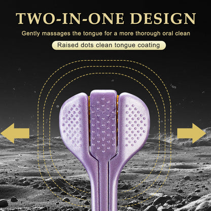 🦷 Tresidig tandborste med mjuka bors