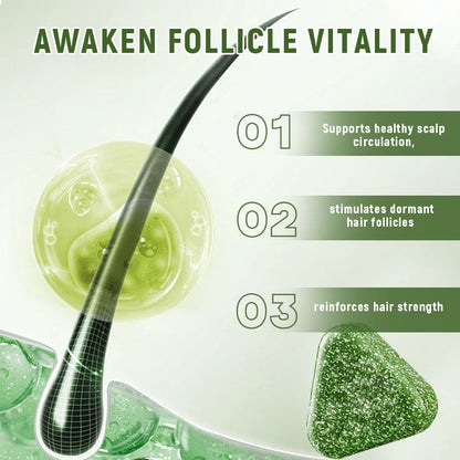 🌿 Usman Arborvitae Leaf Shampoo Bar – Naturlig örtbaserad hårvår