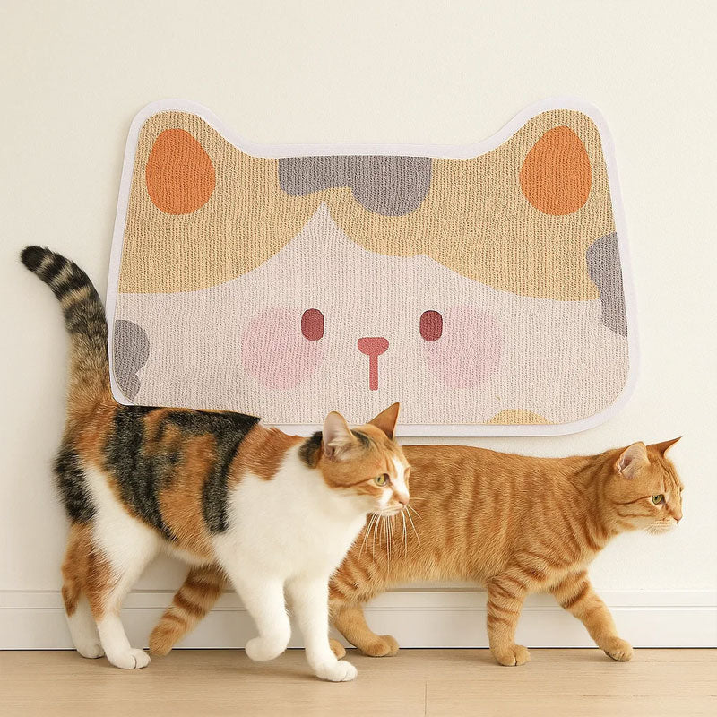 🐱Väggklistermärken för klösande katter kan klippas och klistras