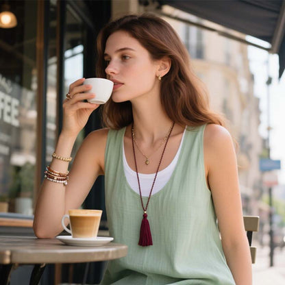 👗 Tvådelad löst sittande klännin