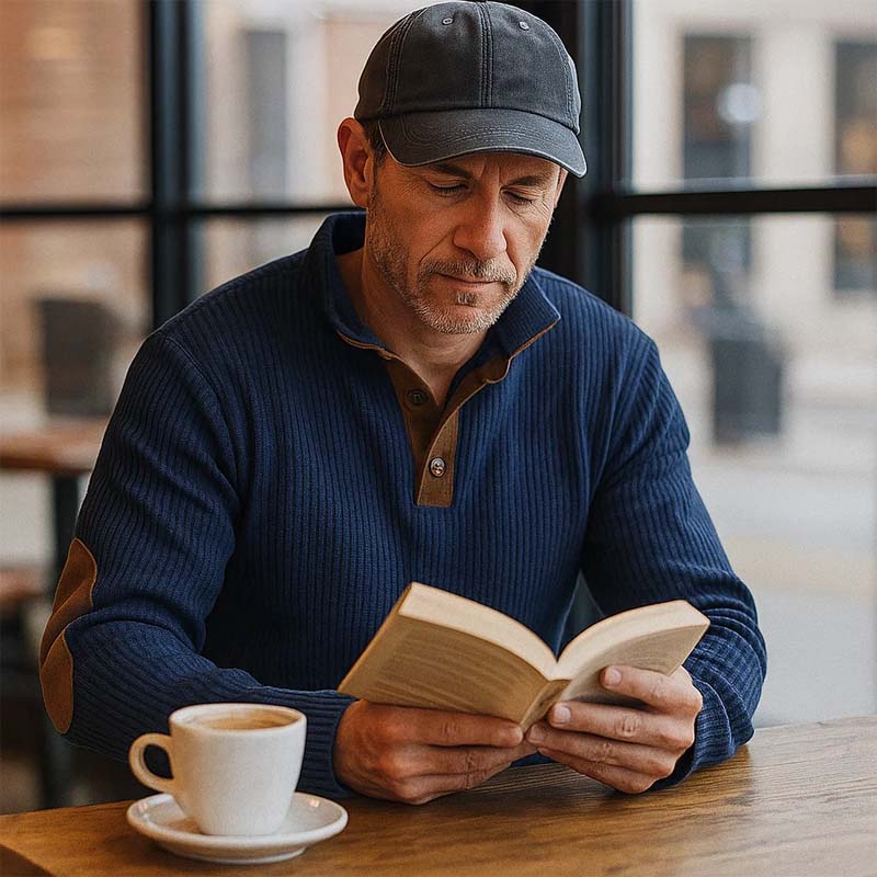 👔Herrmanchestertröja med ståkrage✈️Köp 2 och få fri frakt