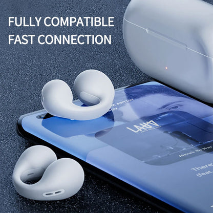 💫Bluetooth-headset med öronklämma för sport med benlednin🎧