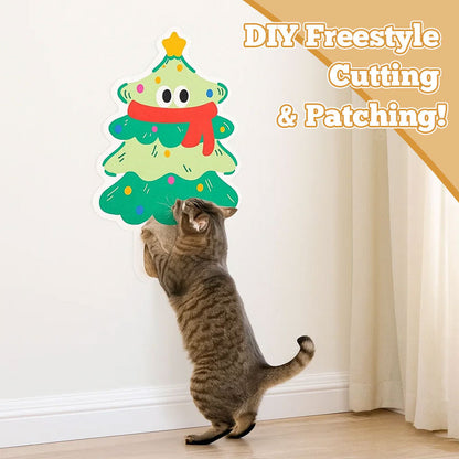 🐱Väggklistermärken för klösande katter kan klippas och klistras