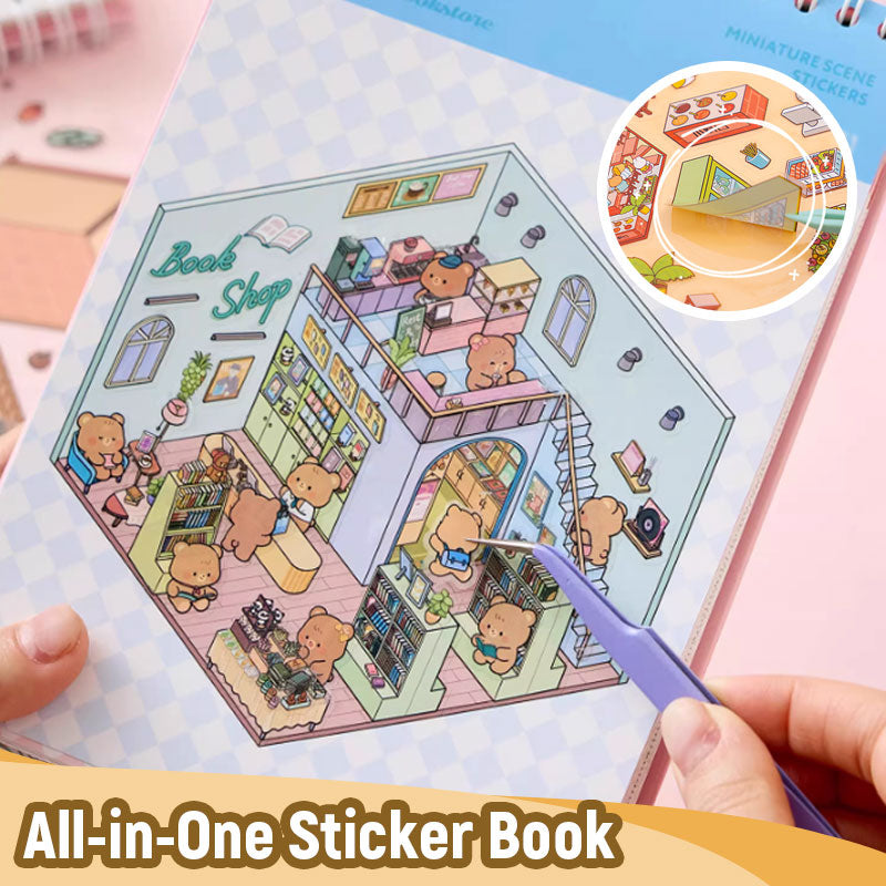 🌟Kreativitet möter lek🎨 Stresslindrande handgjorda scenklistermärke