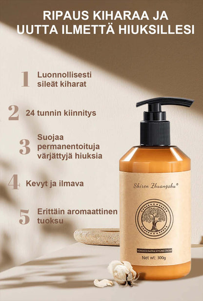 🔥2025 Varm försäljning🔥Långvarig stylingvolym återfuktande elasticitetshöjande kräm för lockigt hå