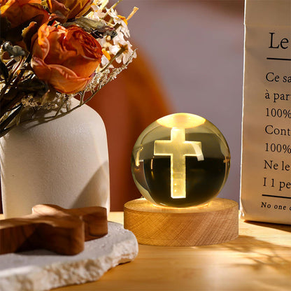 🔮Andaktsfull Kristallnattlampa