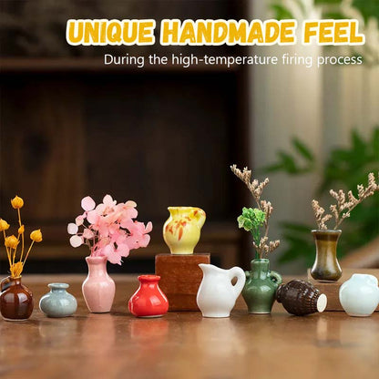 🌼 Keramiska minivaser som kylskåpsmagneter
