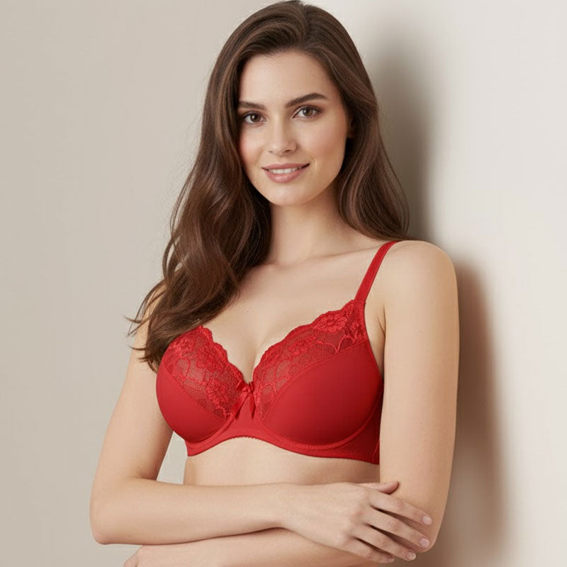 🌹Försäljning inför jul: 47 % rabatt❤️BH med spetsförslutning och hållbarhet