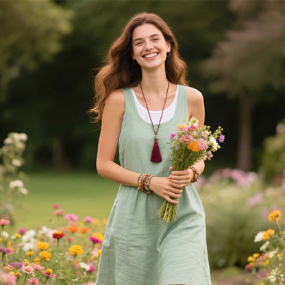 👗 Tvådelad löst sittande klännin