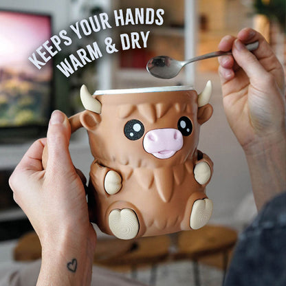 🐮Ferdinand Highland Cow Ice Cream Pint Holder