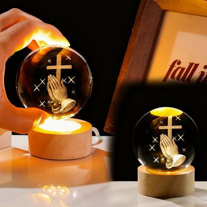 🔮Andaktsfull Kristallnattlampa