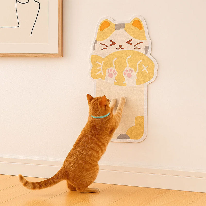 🐱Väggklistermärken för klösande katter kan klippas och klistras