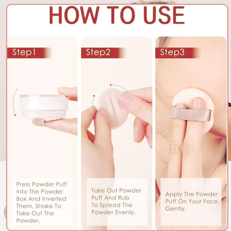 ⌛Halva priset under begränsad tid✨🌸Rosa fixeringspulve