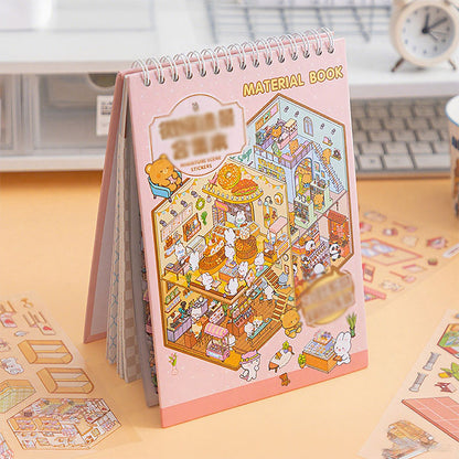 🌟Kreativitet möter lek🎨 Stresslindrande handgjorda scenklistermärke