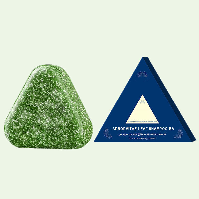 🌿 Usman Arborvitae Leaf Shampoo Bar – Naturlig örtbaserad hårvår