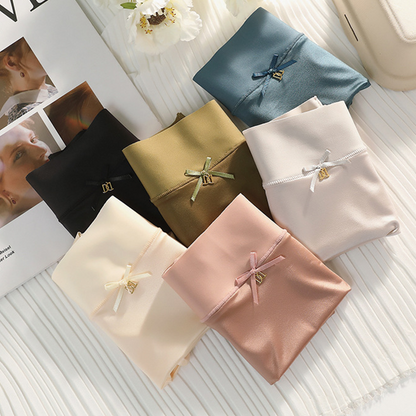 💖Storlek: 40-100 kg✨🎁Köp 1 få 2 (3-pack) 🎁Premium satin antibakteriell Ice Silk fuktabsorberande trosor