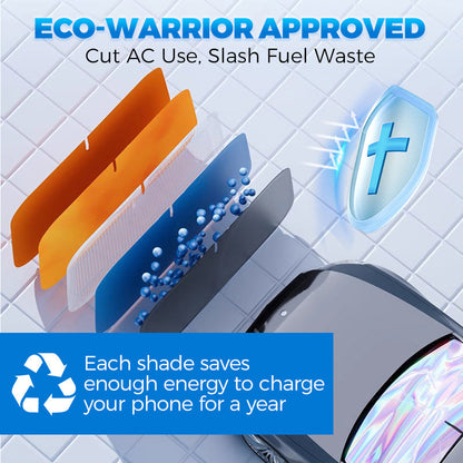 🌞🌈Laser solskydd för bilens vindruta