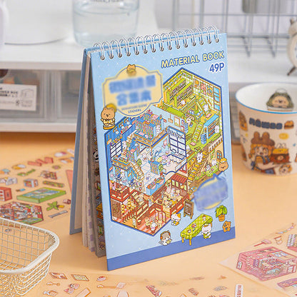 🌟Kreativitet möter lek🎨 Stresslindrande handgjorda scenklistermärke