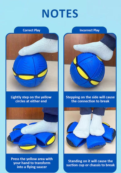 Köp Transform Ball: Magisk Frisbee-Boll ⚽️ | Perfekt present 🎁 3-6 år