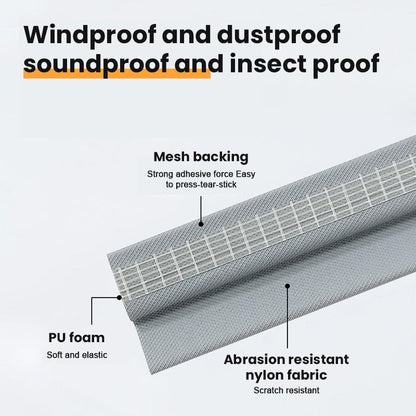 🏡Självhäftande tätningar för skjutdörrar och fönste