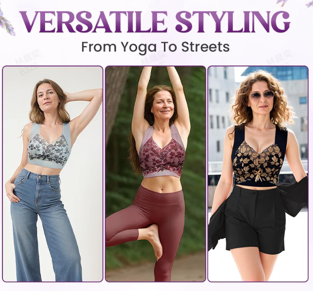 ⏳Veckans specialerbjudande: köp 1, få 2 grati💗Sömlös BH i stor storlek som framhäver ryggen