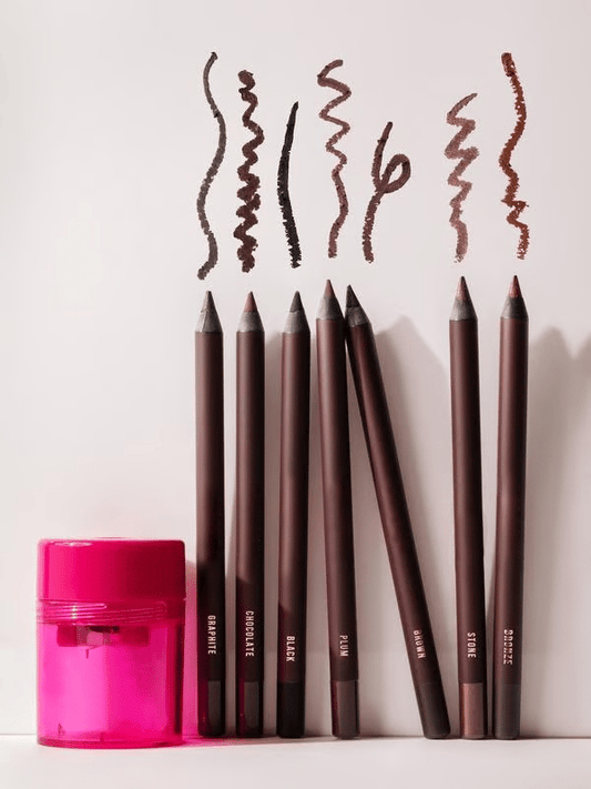 🎁Köp 1 få 1 gratis🔥-🌟24-timmars vattenfast eyeliner duo vässbar ögonpenna