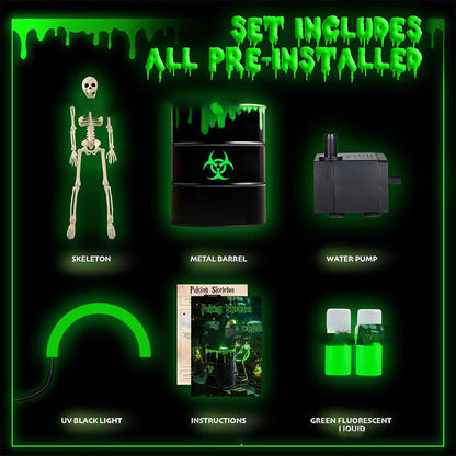 🎃Halloweendekoration Magisk Float Flaska och Diffuser - Svart Fladdermus Häxkruka🦇🧙‍♀️